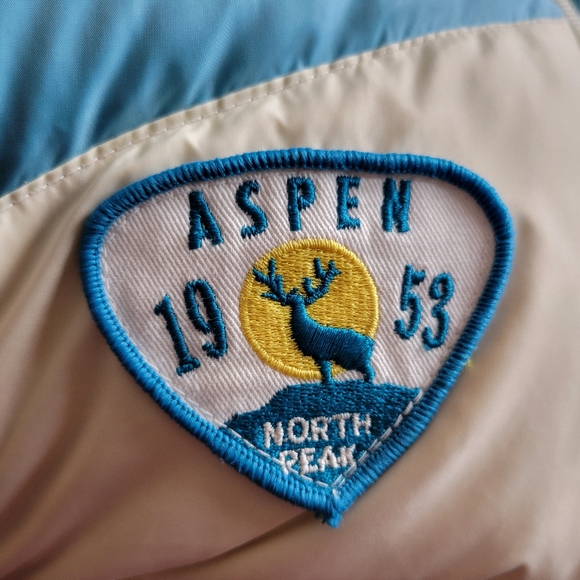 Retro Y2K Old Navy Down Colorblock Puffer Vest, Neck 21-1/2 - Picture 6 of 16